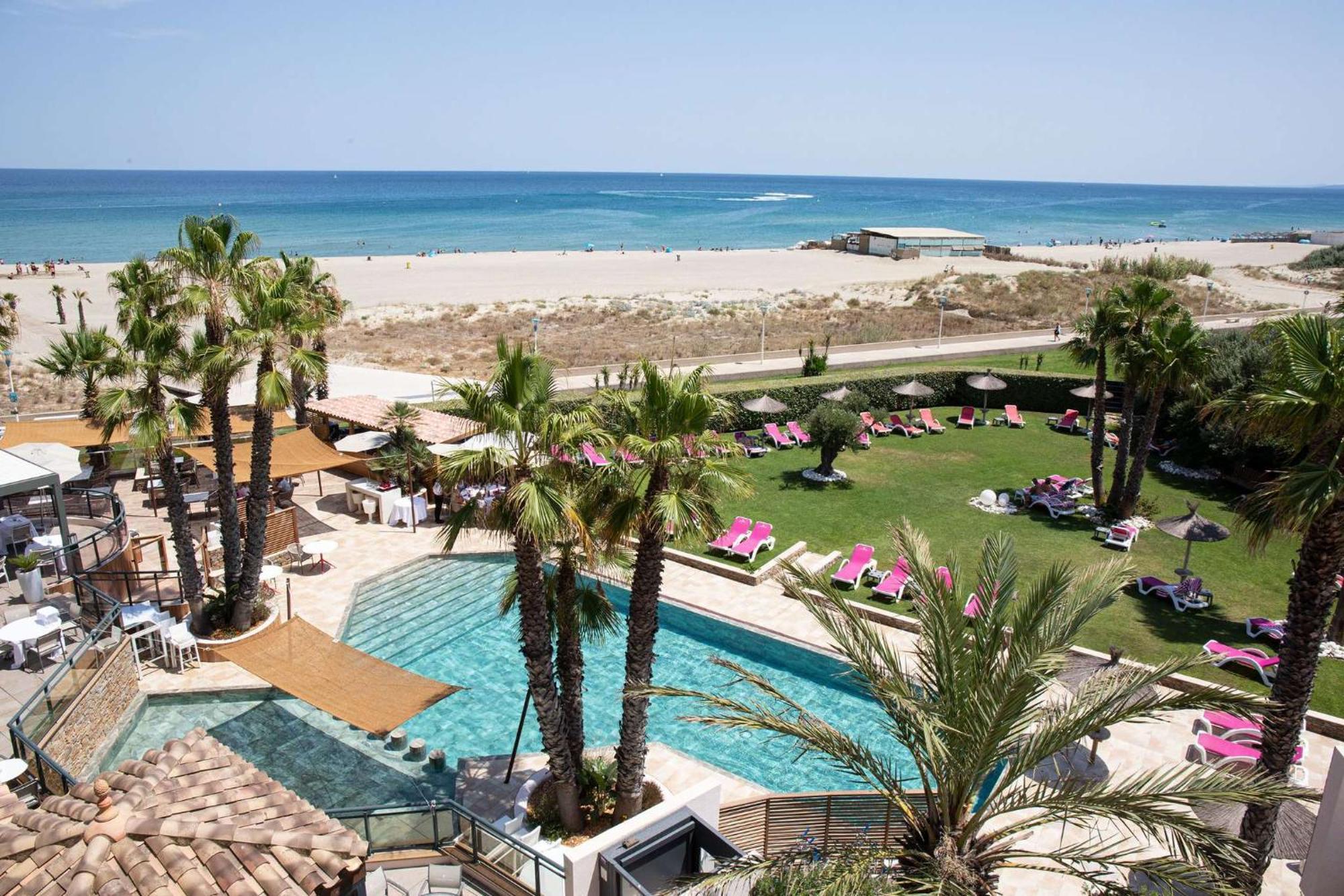 קאנט אן רוסיון Grand Hotel Les Flamants Roses Thalasso & Spa מראה חיצוני תמונה